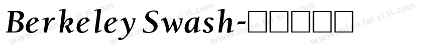 Berkeley Swash字体转换